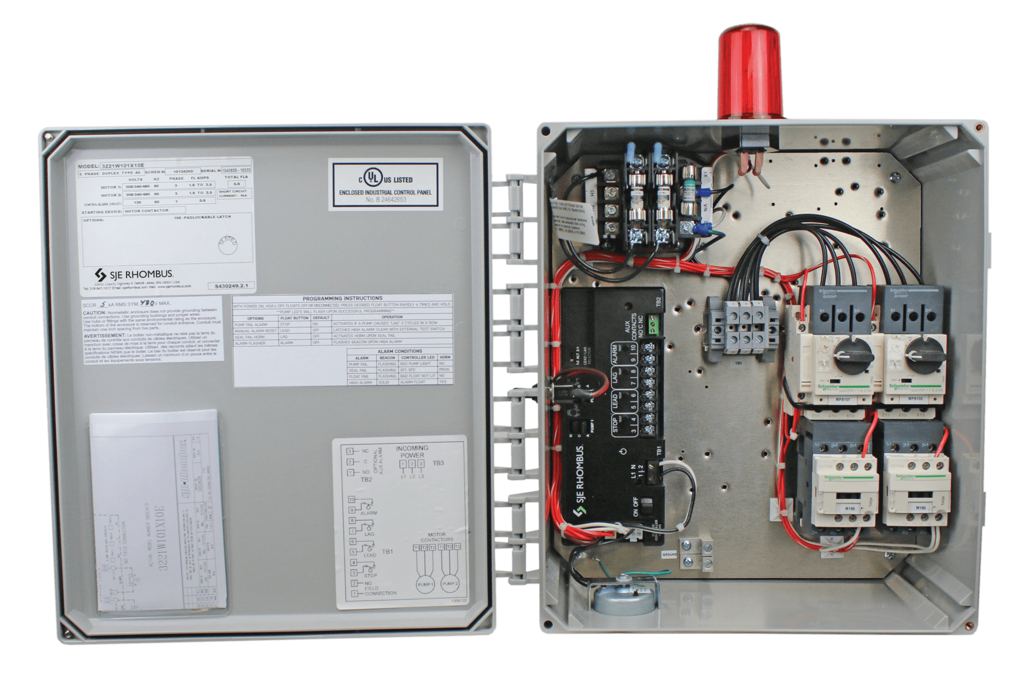 fits SES Panel Duplex Pump Logic Control Board Goulds RB-75,Boulay BFI-LLC-120 