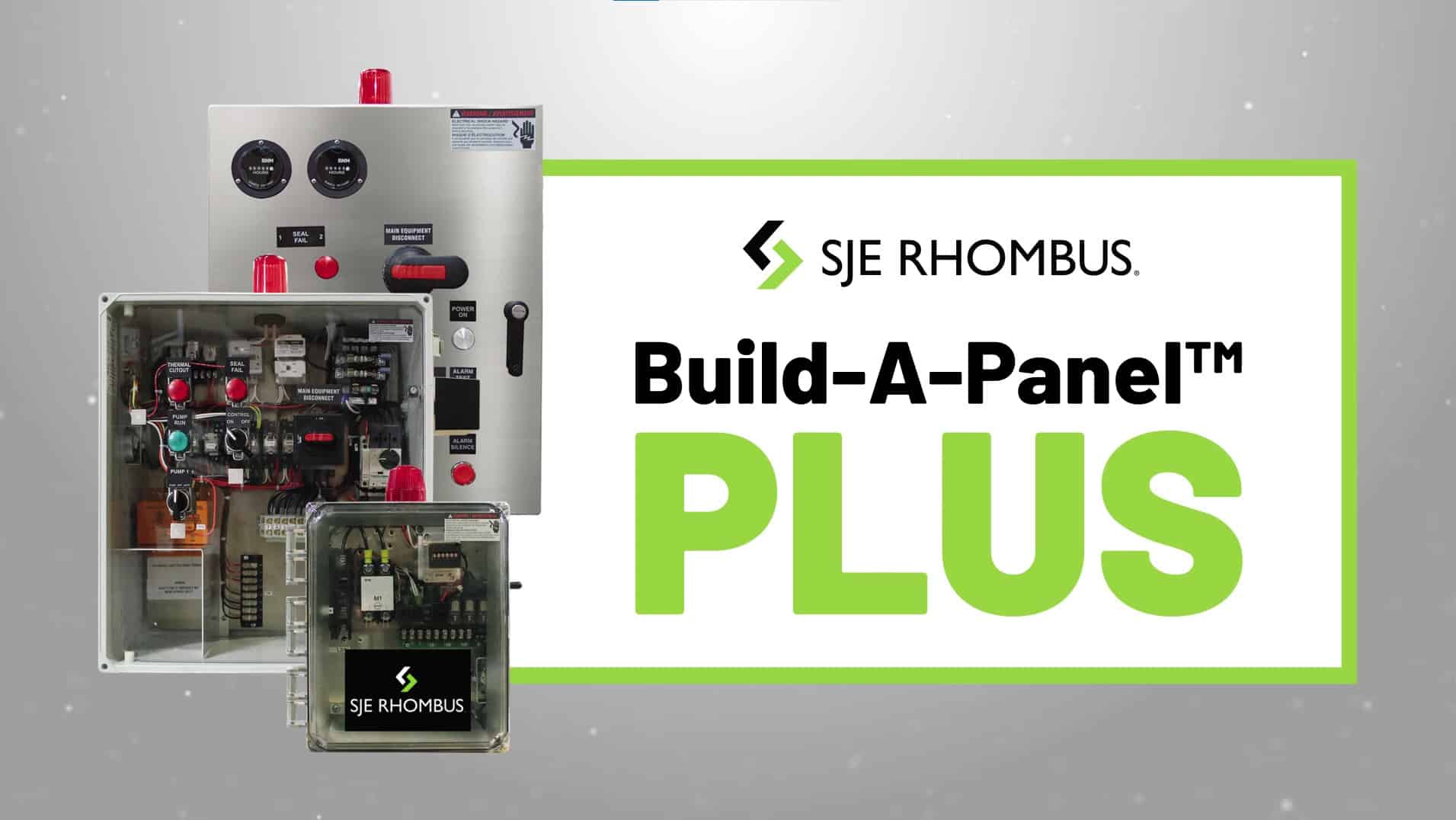 build-a-panel plus control panels